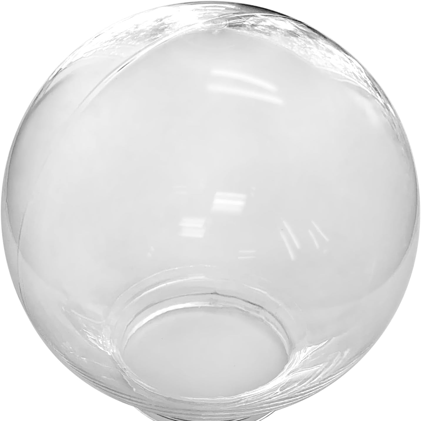 Beam Lighting 6-inch Clear Acrylic Replacement Globe – Versatile Weatherproof Cover for Ceiling, Wall, Lamp Posts, Streetlights